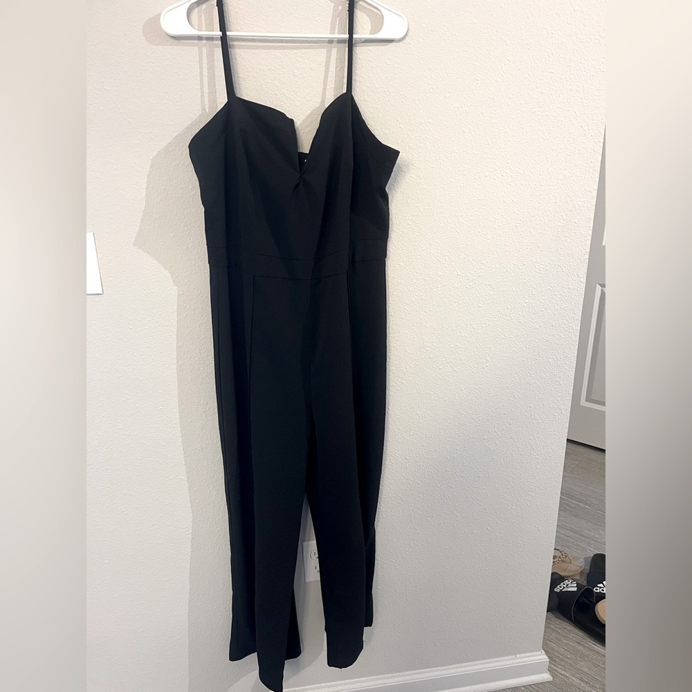 Pink Lily Classic Black Jumpsuit